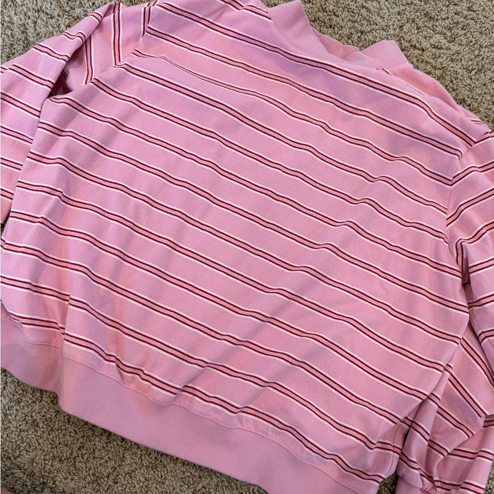 Parke valentines striped mockneck size XXL